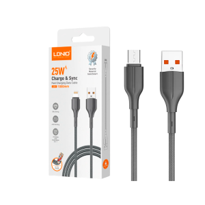CABLE LDNIO LS851 1M 25W USB-V8 - BLACK