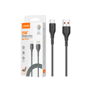 CABLE LDNIO LS851 1M 25W USB-TC - BLACK