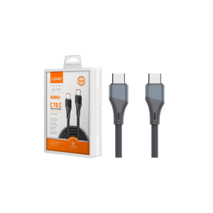 CABLE LDNIO LC632C 2M 100W TC-TC - CORDÓN BLACK/GREY +.
