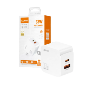 CARGADOR LDNIO Q2 33W 2P PD + USB + cab USB-IPH WHITE +.