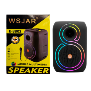 PARLANTE E-8802 + MIC 8.5PULG 25W 